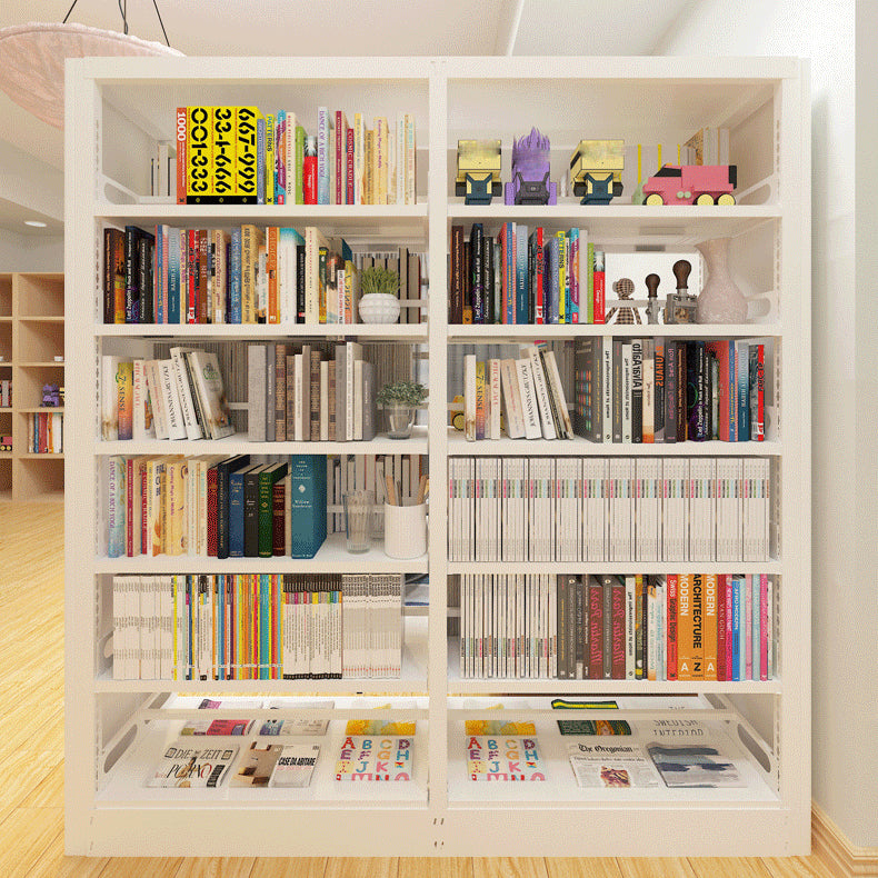 Open Bookshelf Modern Minimalist Iron Bookcase Home Floor Bookcase Steel Storage Rack