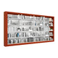 Open Bookshelf Modern Minimalist Iron Bookcase Home Floor Bookcase Steel Storage Rack