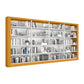 Open Bookshelf Modern Minimalist Iron Bookcase Home Floor Bookcase Steel Storage Rack