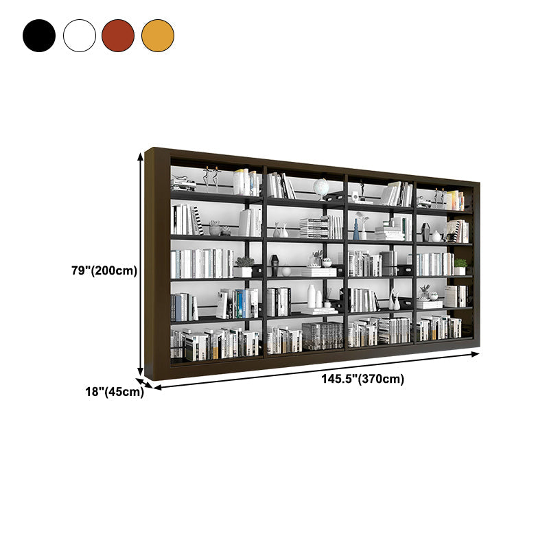 Open Bookshelf Modern Minimalist Iron Bookcase Home Floor Bookcase Steel Storage Rack