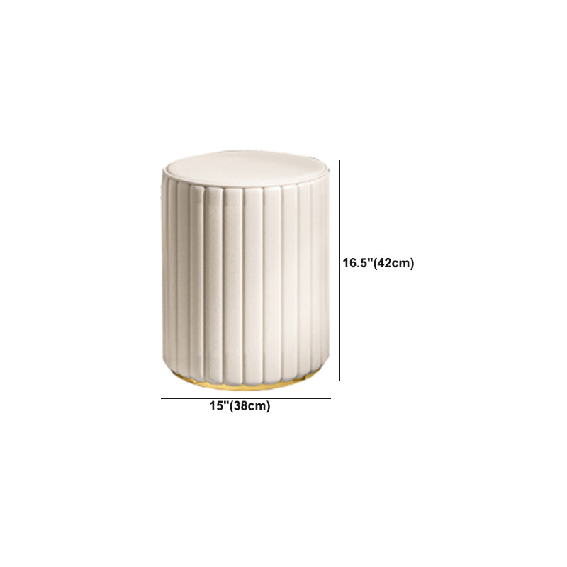 Glam Slate Top Make -up Eitelkeitstisch Tabelle 30,7 "großer beige Schminktisch