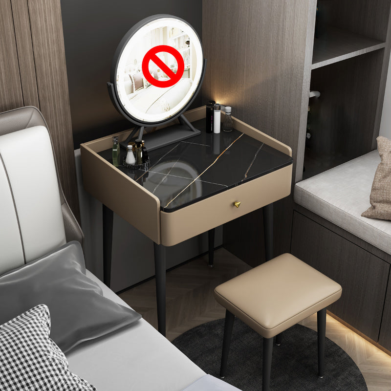 Zeitgenössisches Make -up Eitelkeitstisch Tisch Holz Waschtisch mit Schublade
