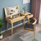 Tavolo da trucco scandinavo in legno massiccio set 1 tavolo da toeletta da top-top cassetto