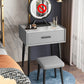 Contemporary Wooden Makeup Vanity Desk 1 Drawer Vanity Dressing Table