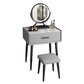 Contemporary Wooden Makeup Vanity Desk 1 Drawer Vanity Dressing Table
