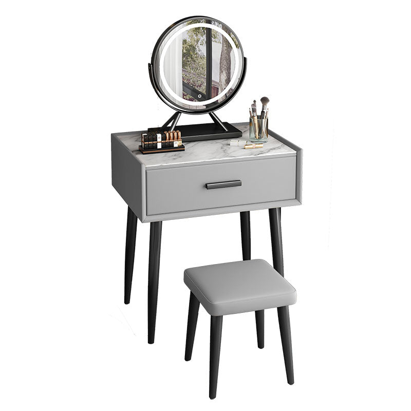 Contemporary Wooden Makeup Vanity Desk 1 Drawer Vanity Dressing Table