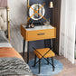 Contemporary Wooden Makeup Vanity Desk 1 Drawer Vanity Dressing Table