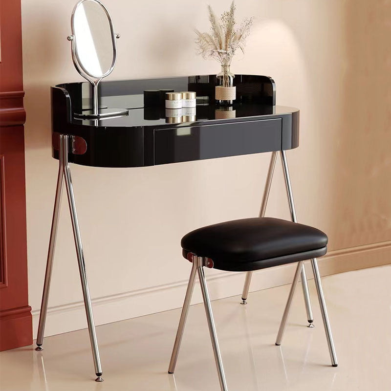 Zeitgenössischer Waschtischverkesseltabelle 1 Schublade Schwarz/Weiß -Waschtische Tische