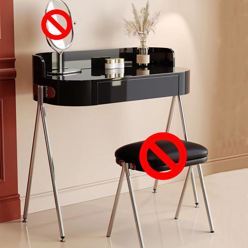 Zeitgenössischer Waschtischverkesseltabelle 1 Schublade Schwarz/Weiß -Waschtische Tische