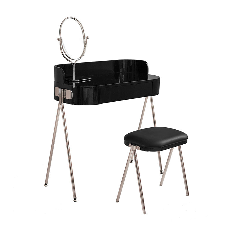 Zeitgenössischer Waschtischverkesseltabelle 1 Schublade Schwarz/Weiß -Waschtische Tische