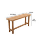 Rectangular Pine Wood Top Bar Table Modern Bar Table with Double Pedestal in Nature Clearhalo 'Bar Furniture' 'Bar Tables' 'bar_tables' 'furn' 'furn_bar_tables' 'Furniture' 'Kitchen & Dining Furniture' 5616927