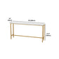Nordic Glam Style Stone Bar Counter Table Rectangle Bar Counter Table for Kitchen