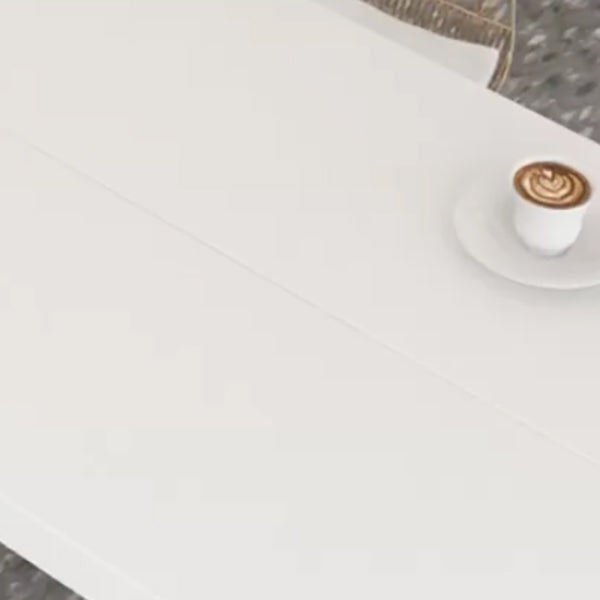 Pine Wood Bar Esstisch Glam Rechteck Tisch mit doppelter Sockel für Balkon