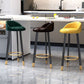Modern Home Low Back Barstool Matte Finish Upholstered Stools Clearhalo 'Bar Furniture' 'Bar Stools' 'bar_stools' 'furn' 'furn_bar_stools' 'Furniture' 'Kitchen & Dining Furniture' 5617486