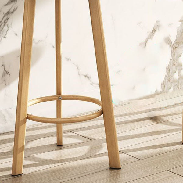 Modern Home Low Back Barstool Matte Finish Upholstered Stools Clearhalo 'Bar Furniture' 'Bar Stools' 'bar_stools' 'furn' 'furn_bar_stools' 'Furniture' 'Kitchen & Dining Furniture' 5617492