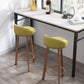 Modern Home Low Back Barstool Matte Finish Upholstered Stools Clearhalo 'Bar Furniture' 'Bar Stools' 'bar_stools' 'furn' 'furn_bar_stools' 'Furniture' 'Kitchen & Dining Furniture' 5617506