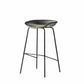Eigentijdse matte afwerking lederen barstool low back coffeeshop ontlasting
