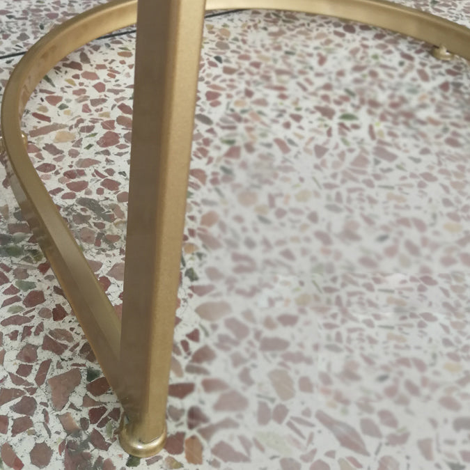 Glam Faux Leather Counter Height Stool Metal Bar Stool Bar Stool with Footrest Clearhalo 'Bar Furniture' 'Bar Stools' 'bar_stools' 'furn' 'furn_bar_stools' 'Furniture' 'Kitchen & Dining Furniture' 5617732