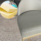 Glam Faux Leather Counter Height Stool Metal Bar Stool Bar Stool with Footrest Clearhalo 'Bar Furniture' 'Bar Stools' 'bar_stools' 'furn' 'furn_bar_stools' 'Furniture' 'Kitchen & Dining Furniture' 5617733