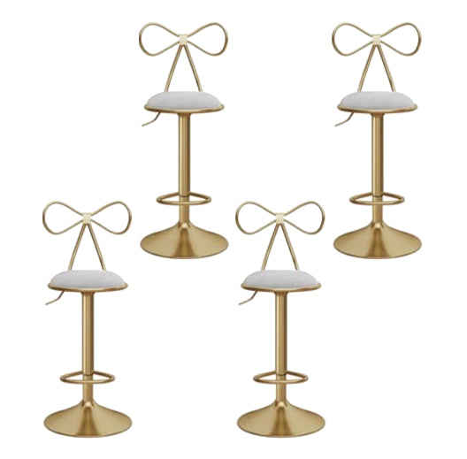 グラムラウンドバー＆カウンタースツールメタル調整可能なカウンタースツールとスイベル