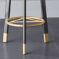 Glam Metal Barstool Fabric Counter Stool in Matte Finish for Home Clearhalo 'Bar Furniture' 'Bar Stools' 'bar_stools' 'furn' 'furn_bar_stools' 'Furniture' 'Kitchen & Dining Furniture' 5617973