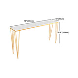 Glam 1/2/4/7 pièces de table de bar à barre de barre de comptoir en bois rectangle avec tabourets hauts