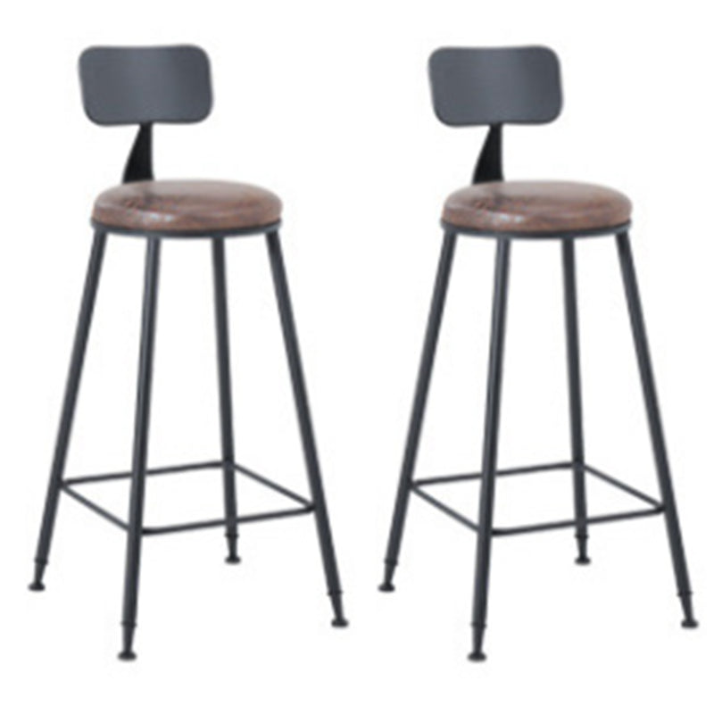 Industrial Square Solid Wood Bar Table Set 1/2/3/5 Pieces Counter Table with High Stools