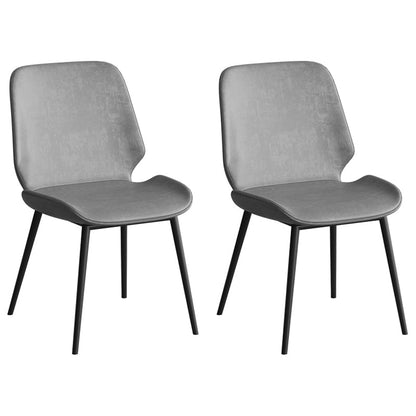 Modern 1/2/4/5/7 Pieces Dining Set Rectangle Stone Dining Table for Dining Room Kitchen 2 Grey Chairs Clearhalo 'Dining Room Sets' 'Dining Tables & Seating' 'dining_room_set' 'furn' 'furn_dining_room_set' 'Furniture' 'Kitchen & Dining Furniture' 5618164