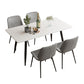 Modern 1/2/4/5/7 Pieces Dining Set Rectangle Stone Dining Table for Dining Room Kitchen Clearhalo 'Dining Room Sets' 'Dining Tables & Seating' 'dining_room_set' 'furn' 'furn_dining_room_set' 'Furniture' 'Kitchen & Dining Furniture' 5618167