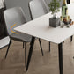 Modern 1/2/4/5/7 Pieces Dining Set Rectangle Stone Dining Table for Dining Room Kitchen Clearhalo 'Dining Room Sets' 'Dining Tables & Seating' 'dining_room_set' 'furn' 'furn_dining_room_set' 'Furniture' 'Kitchen & Dining Furniture' 5618170