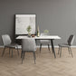 Modern 1/2/4/5/7 Pieces Dining Set Rectangle Stone Dining Table for Dining Room Kitchen Clearhalo 'Dining Room Sets' 'Dining Tables & Seating' 'dining_room_set' 'furn' 'furn_dining_room_set' 'Furniture' 'Kitchen & Dining Furniture' 5618175
