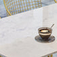 Nordic 1/2/4/5 Pieces Dining Set Rectangle Stone Dining Table for Dining Room Clearhalo 'Dining Room Sets' 'Dining Tables & Seating' 'dining_room_set' 'furn' 'furn_dining_room_set' 'Furniture' 'Kitchen & Dining Furniture' 5618190