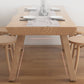 Juego de comedor moderno de 1/4/5/6 piezas, juego de mesa de comedor rectangular de madera de pino