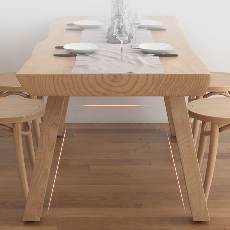 Juego de comedor moderno de 1/4/5/6 piezas, juego de mesa de comedor rectangular de madera de pino
