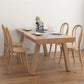 Juego de comedor moderno de 1/4/5/6 piezas, juego de mesa de comedor rectangular de madera de pino