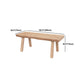 Juego de comedor moderno de 1/4/5/6 piezas, juego de mesa de comedor rectangular de madera de pino