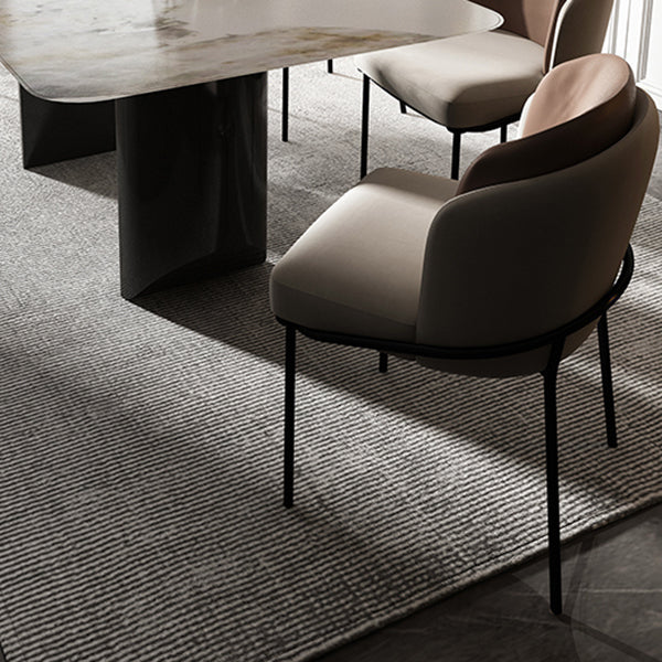 Modern 1/4/5/6/7 Pieces Dining Set Rectangle Stone Dining Table for Dining Room Clearhalo 'Dining Room Sets' 'Dining Tables & Seating' 'dining_room_set' 'furn' 'furn_dining_room_set' 'Furniture' 'Kitchen & Dining Furniture' 5618265