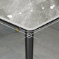 Industrial Style 4-foot Furniture Rectangle Stone Dinette Table for Home Clearhalo 'Dining Tables & Seating' 'Dining Tables' 'dining_table' 'furn' 'furn_dining_table' 'Furniture' 'Kitchen & Dining Furniture' 5618323