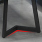 Industrial Style Dining Table Black Sintered Stone Table with Metal Base