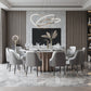 Round Pedestal Dining Table Traditional Luxury Furniture with Turntable Clearhalo 'Dining Tables & Seating' 'Dining Tables' 'dining_table' 'furn' 'furn_dining_table' 'Furniture' 'Kitchen & Dining Furniture' 5618366