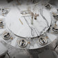 Round Pedestal Dining Table Traditional Luxury Furniture with Turntable Clearhalo 'Dining Tables & Seating' 'Dining Tables' 'dining_table' 'furn' 'furn_dining_table' 'Furniture' 'Kitchen & Dining Furniture' 5618371