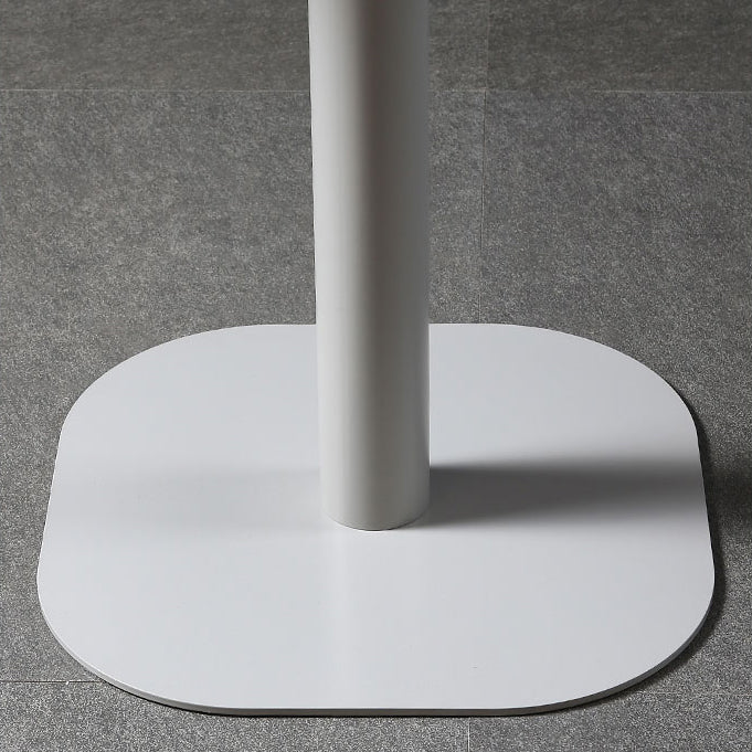 台座ベースのある金属工業用ダイニングテーブルで製造された木製のトップテーブル