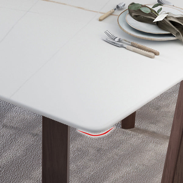 Table de la table blanche en pierre péout