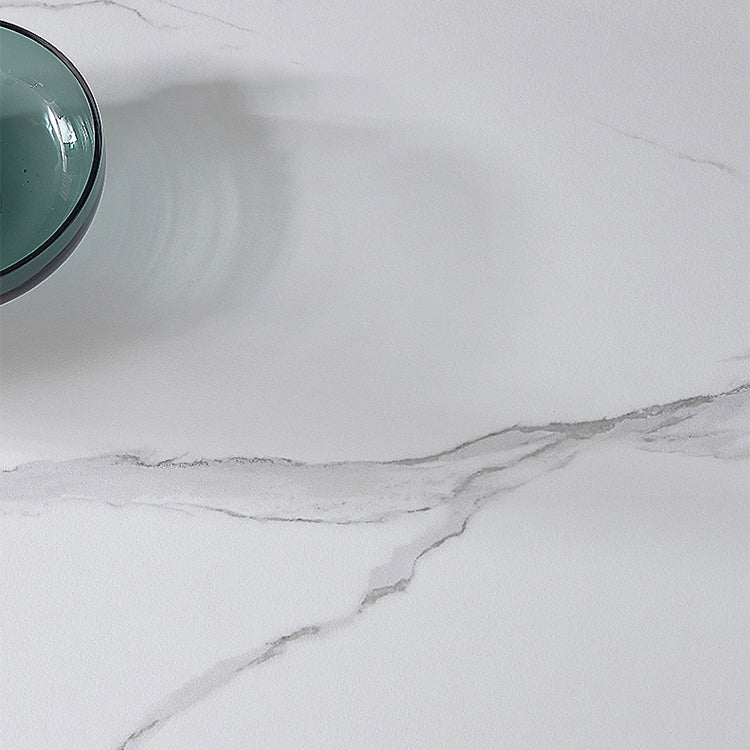 Industrial White Table for Restaurant Rectangle Dining Table with 4 Legs Clearhalo 'Dining Tables & Seating' 'Dining Tables' 'dining_table' 'furn' 'furn_dining_table' 'Furniture' 'Kitchen & Dining Furniture' 5618632