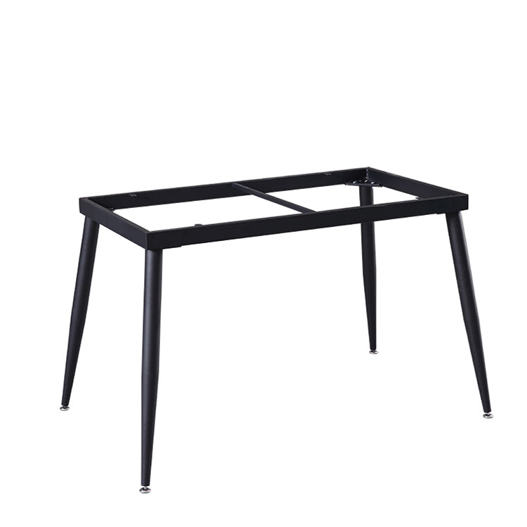 Industrial White Table for Restaurant Rectangle Dining Table with 4 Legs Clearhalo 'Dining Tables & Seating' 'Dining Tables' 'dining_table' 'furn' 'furn_dining_table' 'Furniture' 'Kitchen & Dining Furniture' 5618635