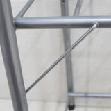 Contemporary Folding Wardrobe Cabinet Metal Frame Wardrobe with Shelves Clearhalo 'Armoires & Wardrobes' 'armoires_wardrobes' 'Bedroom Furniture' 'furn' 'furn_armoires_wardrobes' 'Furniture' 5618707