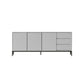 Sinterizzato Server Top Server Glam Sidetboard a buffet con porta e cassetto
