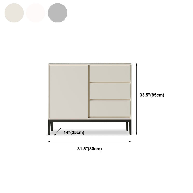 Sinterizzato Server Top Server Glam Sidetboard a buffet con porta e cassetto