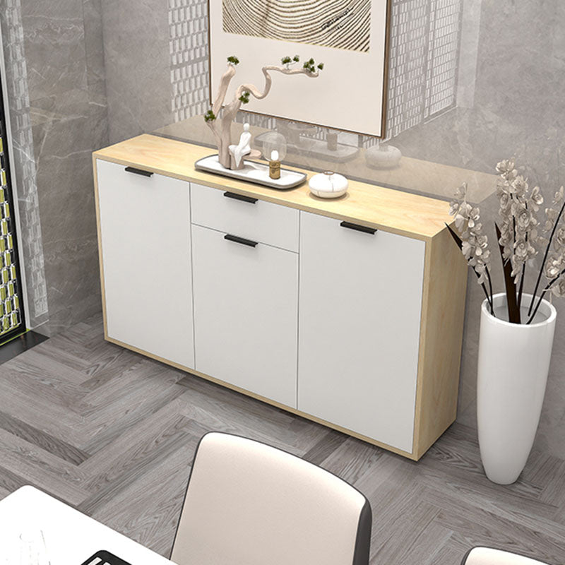 Sideboard in legno ingegnerizzato per la parte contemporaneo bianco per sala da pranzo