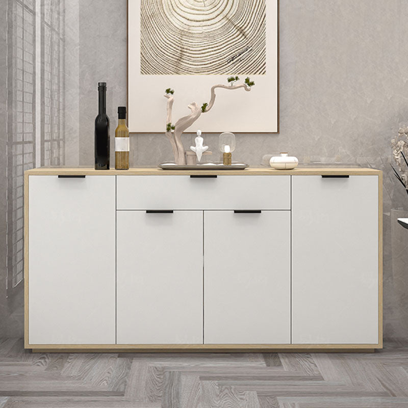 Sideboard in legno ingegnerizzato per la parte contemporaneo bianco per sala da pranzo